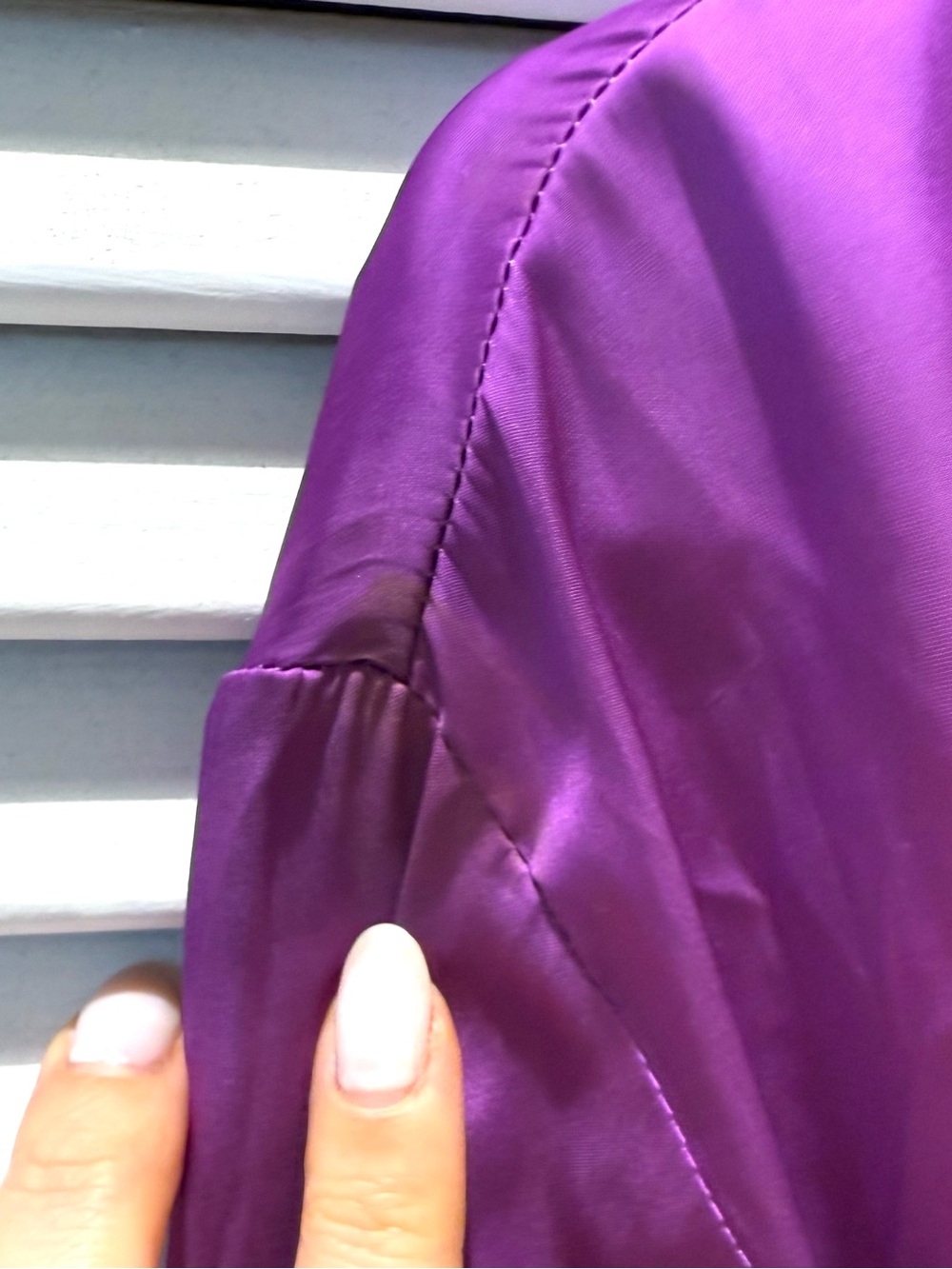 NWOT 💜 Zadig&Voltaire Purple Twist-Front V-Neck satin midi dress size S - Picture 12 of 15